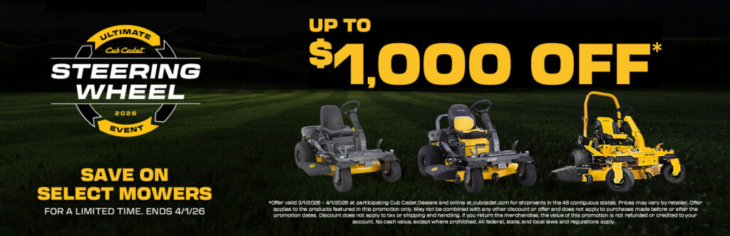 Cub Cadet Ultimate Steering Wheel Event