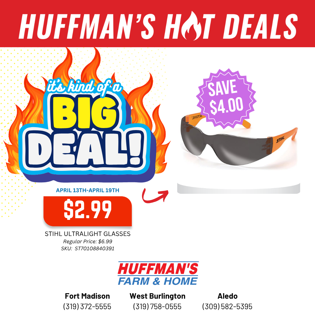 Huffman's Hot Deal April 13th-19th
