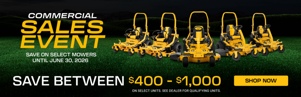 Cub Cadet Commercial Sales Event