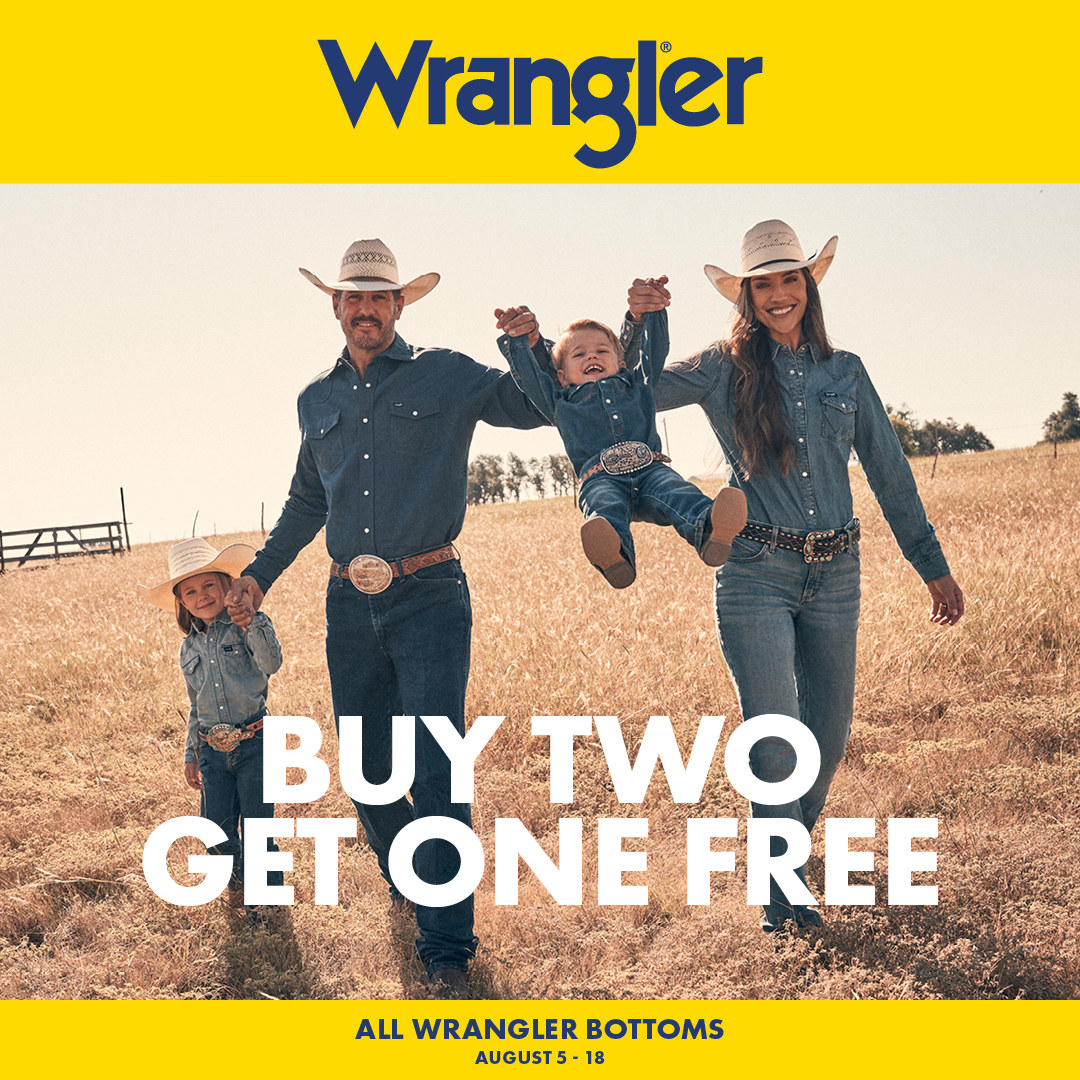 Huffman's Wrangler Promo August 2026
