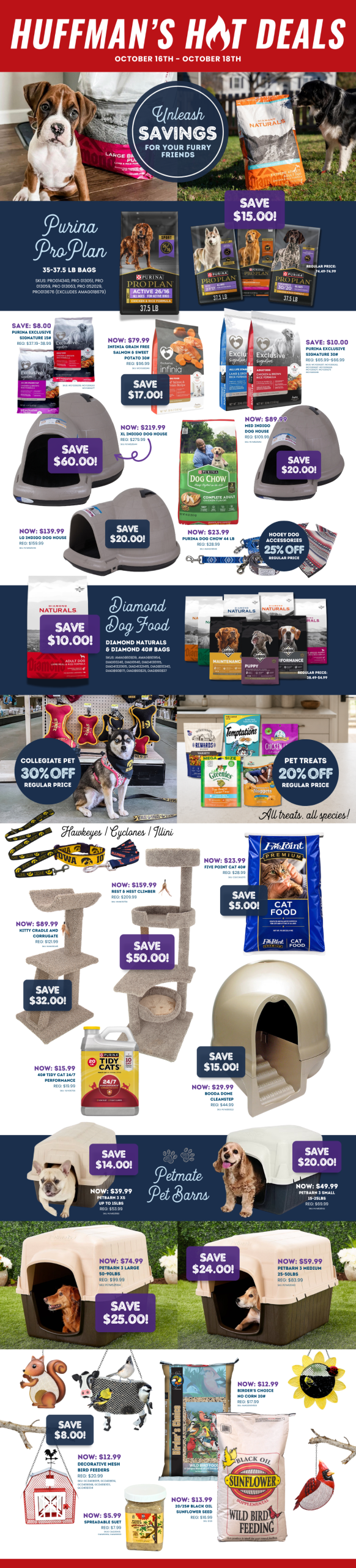 HUFFMAN'S OCTOBER PET AD